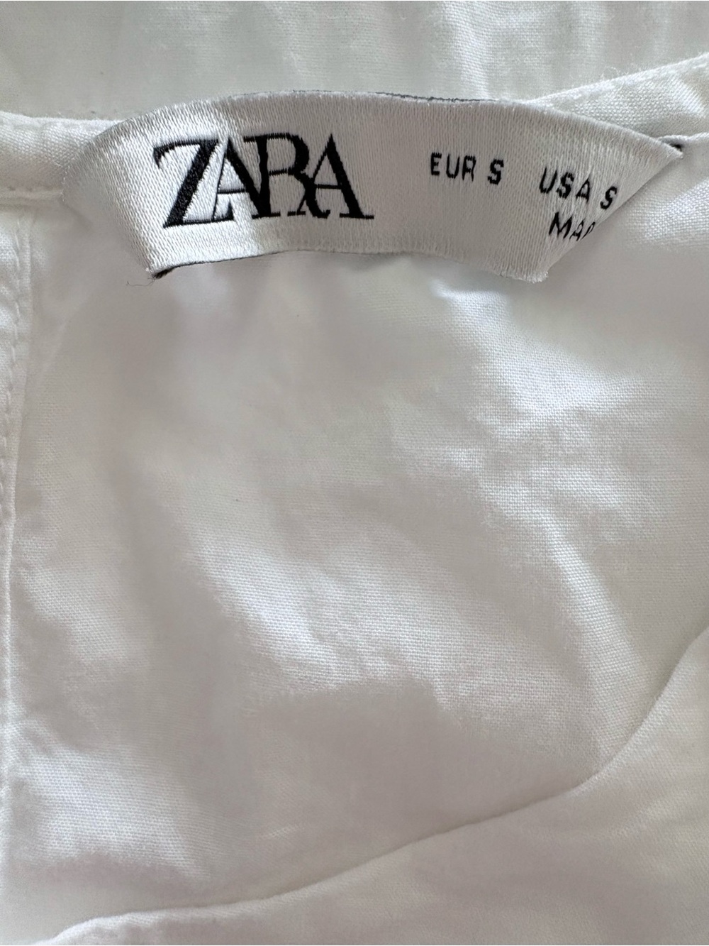 Zara Grecian Inspired White and Blue Embroidered Sleeveless Midi Dress NWOT - Picture 2 of 14